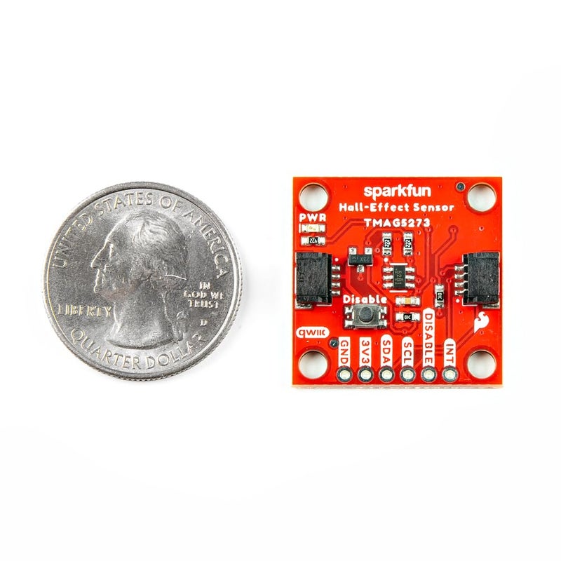 Spark Fun Linear 3D Hall-Effect Sensor - TMAG5273 (Qwiic) Low-Power, high-Precision Magnetic Field Sensor, Dimensions: 1.00 x 1.00 - Image 5